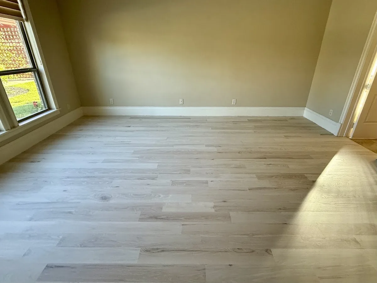 Completed hardwood flooring project by Bernard Hardwood Floors